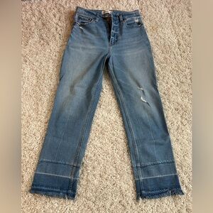 Abercrombie & Fitch Ultra High Rise Ankle Straight Curve Love Jeans 27/4R